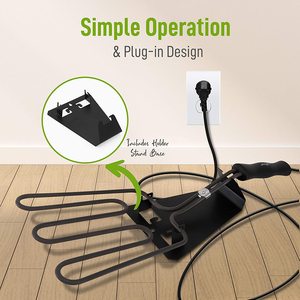 Allume-charbon électrique en métal de qualité supérieure, résistant à la chaleur, pour un allumage rapide et un chauffage extérieur - Product Image 3