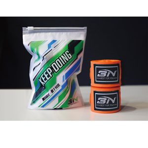 ผ้าพัน<span class=keywords><strong>มือ</strong></span> BN Boxing Straps ขนาด 1.5 ม./3 ม./5 ม. ผ้าฝ้ายซับเหงื่อ สำหรับฝึกมวยไทย ฟิตเนส และใช้ในยิม - Product Image 6