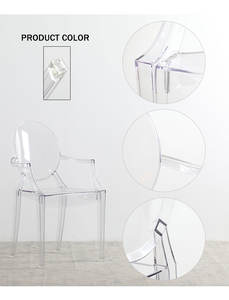 <span class=keywords><strong>Chaise</strong></span> de salle à manger en acrylique transparent de style scandinave tabouret de maquillage ménager populaire <span class=keywords><strong>chaise</strong></span> Crystal Ghost Devil Ins <span class=keywords><strong>pour</strong></span> plastique - Product Image 3