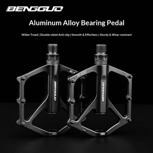 Pédales de vélo de route transfrontalières en alliage d'aluminium avec roulements larges et surface antidérapante, adaptées aux équipements de cyclisme pour enfants. - Product Image 4