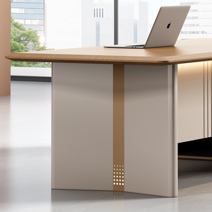 Mesa de oficina de <span class=keywords><strong>director</strong></span>, muebles de oficina modernos, mesa y sillas de jefe de escritorio ejecutivo CEO para hotel de oficina en casa - Product Image 3