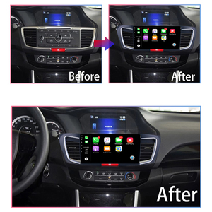 Bosstar écran tactile Android <span class=keywords><strong>lecteur</strong></span> de Navigation GPS stéréo de voiture avec CarPlay pour Honda Accord 9TH WiFi BT autoradio - Product Image 4