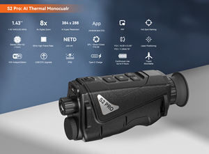 2025 हैंडहेल्ड थर्मल इन्फ्रारेड इमेजिंग मोनोऑक्यूलर 8x मैग्निफिकेशन 384x288 डिजिटल ज़ूम 1.0x 2.0x 4.0x रात दृष्टि स्कोप वाइफी - Product Image 4