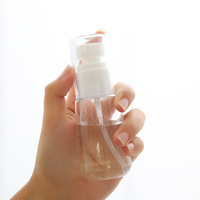 Botella de Spray Personalizada de Plástico Recargable de 30ml 60ml 100ml con Logotipo Personalizado