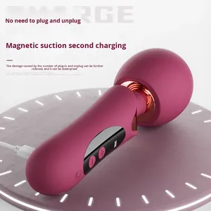 Vibrador AV de Cabeza Grande con Vibración Fuerte Ji Yu, Vibrador Silencioso para Mujeres, Palo de Masaje Pequeño de 50, Juguetes Sexuales para Adultos - Product Image 4