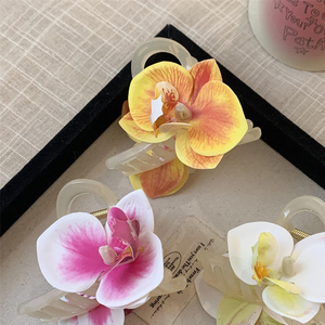 Orquídea artificial de seda, venta al por mayor directa de fábrica, producto de gran demanda. - Product Image 3