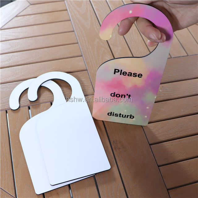 REACH Premium 4"x9" MDF Sublimation Door Hanger Blank Printable for Grad 2026 - 14Y Factory Wholesale Supply