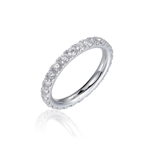 S925 <b>Silver</b> 14K Gold Plated Brilliant Cut 0.08ct Lab Grown Diamond Engagement <b>Ring</b> for <b>Men</b> Women IGI Certified Wedding Party - Product Image 1