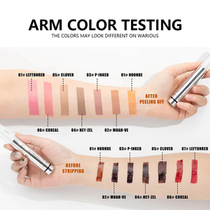 TK Meilleures Ventes Rouge à Lèvres Peel-Off 7 Couleurs, Vegan, Effet Mat, Hydratant, Non-Transfert, Waterproof - Product Image 4