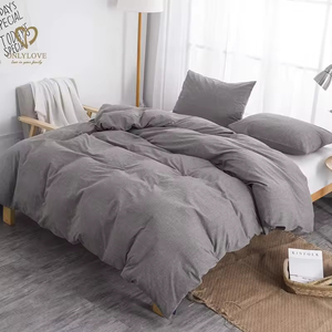 Vente en gros <span class=keywords><strong>de</strong></span> linge <span class=keywords><strong>de</strong></span> lit <span class=keywords><strong>de</strong></span> qualité supérieure pour la maison, ensemble <span class=keywords><strong>de</strong></span> couette moderne, taie d'oreiller grise, draps <span class=keywords><strong>de</strong></span> lit, couleur et taille personnalisées - Product Image 2