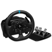 Volant de simulation de jeu Logitech G923 Driving Force pour PC / Angle de braquage de 3 à 900 degrés, retour de force à double moteur