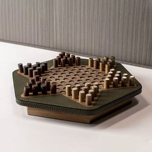 Semplice e moderno gioco da tavolo <span class=keywords><strong>in</strong></span> legno massiccio internazionale ornamento <span class=keywords><strong>casa</strong></span> soggiorno studio ufficio camera modello Hotel decorazione - Product Image 1