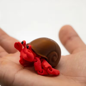 Adorno de Cangrejo Marino Impreso en 3D, Linda Criatura Marina con Ojos Vívidos, Ideal como Regalo para Entusiastas de los Cangrejos Marinos - Product Image 5