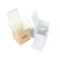 Crown Win Bouteille d'huile essentielle réutilisable, cosmétique, écologique, boîte cadeau rigide dorée avec gaufrage, boîtes en papier d'emballage