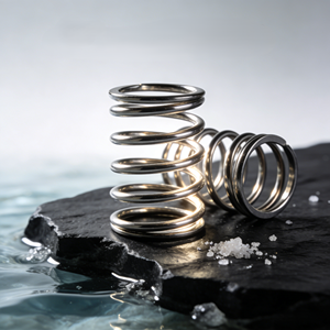 Ressort de compression Monel K500 résistant à l'eau de mer, haute résistance à la corrosion, ressorts hélicoïdaux en alliage Monel pour équipement de pompe à soupape marine - Product Image 1