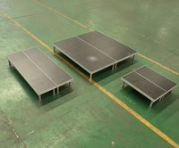 Plateforme de Scène Mobile en Aluminium Portable, Réglable et Facile à Installer, de Haute Qualité, pour Concerts Mobiles et Assemblages – Vente en Gros