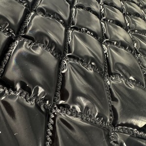 Downproof 75D Twill T400 Stretch Bonded <strong>Double</strong> <strong>Faced</strong> <strong>Quilted</strong> Polyester Down Jacket <strong>Fabric</strong> - Product Image 1