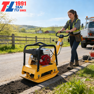 Compactadora Vibratoria Usada, Compactadora de Asfalto <span class=keywords><strong>Manual</strong></span> - Product Image 1