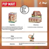 Figurines POPMART Zsiga en ABS et PVC, thème fantastique et science-fiction, échelle 1/144, boîte surprise, jouets mignons, cadeaux, emballage original, unisexe, âges 5-7 ans