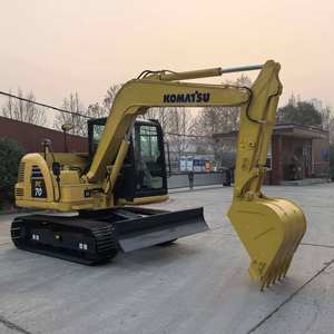รถขุดมือสอง PC70 ปี 2021 รถขุดมือสองจากญี่ปุ่นสำหรับขาย เครื่องจักรกลมือสอง KOMATSU สำหรับขายในญี่ปุ่น ปั๊ม 80d 7000 JP - Product Image 4