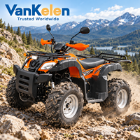 Quad tout-terrain durable à 4 roues, alimenté à l'essence, pour les terrains accidentés, les zones sableuses et les zones humides