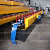 Mesin Pembentuk Tabung Oktagonal untuk Pintu Rolling Shutter Kontrol PLC Baja Berwarna Keamanan Tinggi Multi-Tegangan
