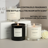 Bougies parfumées en cire de soja en gros, sans fumée, pour aromathérapie, longue durée, parfum d'ambiance pour chambre et salle de bain, idée cadeau
