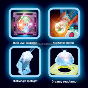 Bricolage <span class=keywords><strong>de</strong></span> <span class=keywords><strong>construction</strong></span> <span class=keywords><strong>de</strong></span> carreaux magnétiques avec boule lumineuse marbre course bloc <span class=keywords><strong>de</strong></span> <span class=keywords><strong>construction</strong></span> magnétique jouets enfants ensemble 3D jouets éducatifs - Product Image 5