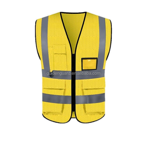 CGLX Gilets <span class=keywords><strong>de</strong></span> sécurité personnalisés Vert rose Vêtements <span class=keywords><strong>de</strong></span> <span class=keywords><strong>nuit</strong></span> réfléchissants Gilet <span class=keywords><strong>de</strong></span> sécurité rouge pour hommes avec poches-Gilet <span class=keywords><strong>de</strong></span> <span class=keywords><strong>travail</strong></span> vert réfléchissant - Product Image 6