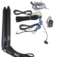 Yuexing99 Serrure électrique intelligente universelle pour hayon de voiture, télécommande, alliage d'aluminium noir, BMW 525/535/540/X1