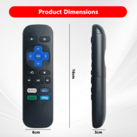 Télécommande Universelle Compatible avec les Téléviseurs de la Série ROKU, avec Bouton NETFLIX