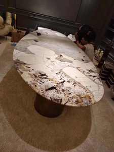 แผ่นหินอ่อนสีขาวของ <span class=keywords><strong>Pandora</strong></span> แผ่นหินอ่อนขัดเงาทันสมัยสำหรับตกแต่งภายในโรงแรม Patagonia - Product Image 5