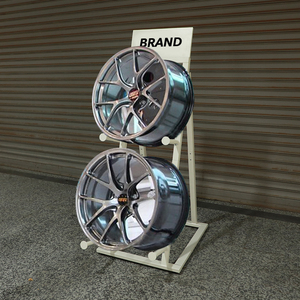 Xe phụ tùng phần bánh xe rim hiển thị đứng showroom hành khách xe tự động xe tải bánh xe Hub Mẫu kim loại hiển thị giá - Product Image 1