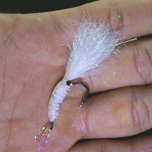 4-16 # appât à insectes, crevette blanche, <span class=keywords><strong>nymphe</strong></span>, mouche, meilleure pêche en eau salée, eau douce, mouches pour bar, saumon, truite - Product Image 2