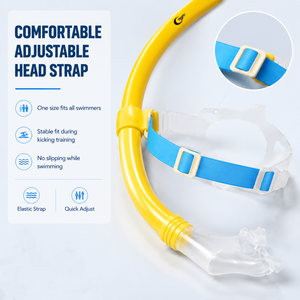 Tuba de natation d'entraînement en silicone avant <span class=keywords><strong>pour</strong></span> enfant et adulte - Product Image 5