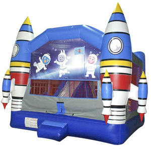 บ้านลมกระโดดรูปยานอวกาศ รุ่นขายดีปี 2026 ปราสาทลมกระโดดจรวด นักบินอวกาศ บ้านลมเด้งดึ๋ง  กระโดดเด้งดึ๋ง - Product Image 6