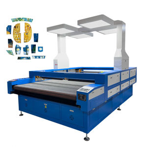 High-Power CO2 Dual-Head Panoramic Large-Format <b>Fabric</b> Laser <b>Cutting</b> <b>Machine</b> High Accuracy Multi-Voltage (220-415V) for Mass - Product Image 3