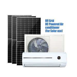 เครื่องปรับอากาศติดผนังคุณภาพเยี่ยม 12000-24000 บีทียู 48V-9K 12K 18K 24K ระบบไฮบริด AC/DC พลังงานแสงอาทิตย์ - Product Image 1