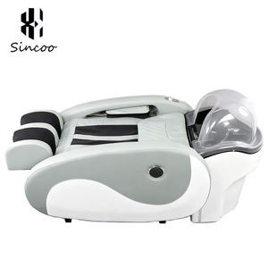 Sillón/Cama de Masaje Eléctrico de Cuerpo Completo con Revestimiento de Cuero, Circulación de Agua, Lavabo de Cerámica y Personalizable para Uso en Parques - Product Image 3