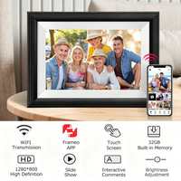 Cadre photo numérique Premium 10 pouces, synchronisation cloud Wi-Fi, affichage de photos, cadeau souvenir créatif