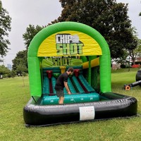 Jeu de golf gonflable interactif de précision haut de gamme pour l'extérieur, idéal pour les fêtes, les foires et la location