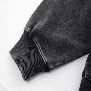 Áo hoodie cổ rộng vintage, size lớn, kiểu dáng rộng rãi, áo khoác nỉ, áo hoodie unisex dành cho nam, hàng sale nóng - Product Image 4