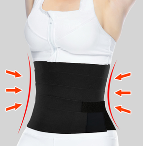 ที่รัดเอวผ้าพันแผลสำหรับผู้หญิง,สายรัด<span class=keywords><strong>พยุง</strong></span>เอวสายรัดด้านหลังสำหรับคนหลังคลอด - Product Image 4