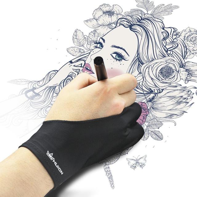 Huion Two Fingers Drawing Anti-fouling for Drawing Tablet Artist Accessories Glove for Drawing