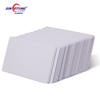 Kartu RFID Dual LF dan HF 125KHz Chip T5577 dan Chip Fudan 1K CUID Kartu Kosong Putih Tersedia Pencetakan Kustom