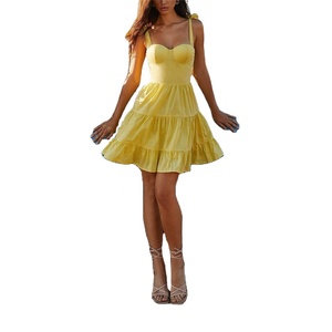 Deals Yellow Graduation Dress Winter & Summer Wear | Alibaba.com