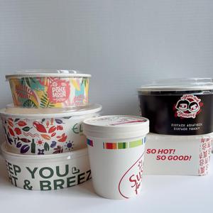 Boîtes à emporter hermétiques résistantes à la chaleur, contenants alimentaires avec couvercle étanche anti-fuite pour soupes, liquides, <span class=keywords><strong>livraison</strong></span> et restauration - Product Image 2