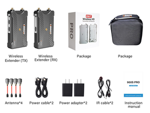 Long Range 300M 1 Wireless Extender 1080P Plug and Play for Camera Camera to Screen Video Wireless Transmitter and Receiver - Product Image 6