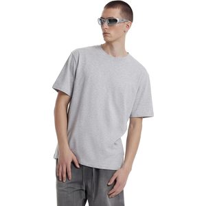 T-shirt décontracté pour homme à manches courtes, 100 % coton, coupe classique, respirant, col rond, t-shirt basique - Product Image 3