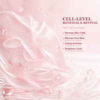 Masque en tissu PDRN CMC à double chambre, 30 ml d'essence par sachet, éclaircissant, hydratation intense, soin du visage